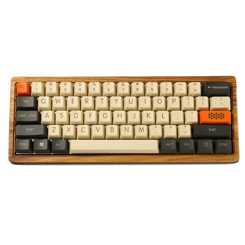 YMDK Carbon 61 87 104 impression supérieure clavier blanc épais PBT OEM profil Keycaps adapté pour clavier mécanique MX ► Photo 1/6