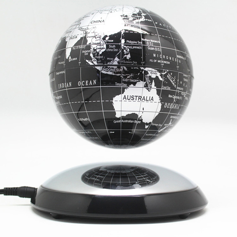 Globe magnétique flottant 6 pouces, créatif, carte du monde, cadeau d'anniversaire pour entreprise de noël décor de bureau ► Photo 1/6