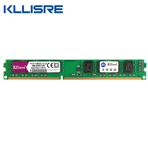 Kllisre DDR3 8 GO Mémoire 4 GO 1600Mhz 1333MHz 240pin 1.5V ram de bureau dimm ► Photo 1/6