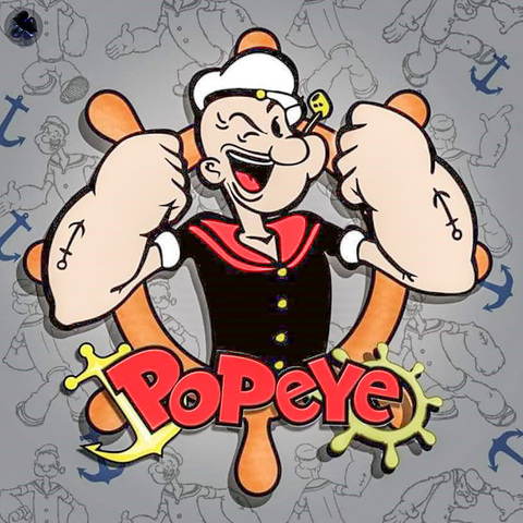 Peinture de diamant de dessin animé Popeye, autocollant mural, broderie complète 5D, point de croix, perceuse carrée, bricolage, cadeau de décoration pour la maison ► Photo 1/6