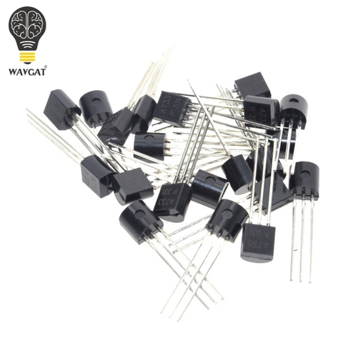 100 pièces 2SA733 A733 transistor 0.1A/50V PNP transistor TO-92 Transistors à encapsuler plastique ► Photo 1/5