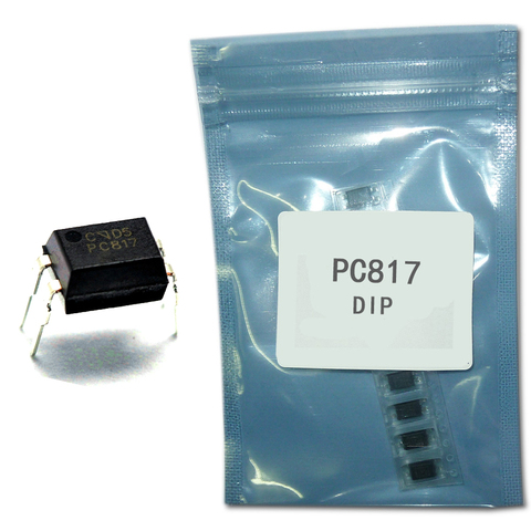 Circuit intégré PC817 EL817 817 DIP optocoupleur IC puce, 20 pièces/lot ► Photo 1/1