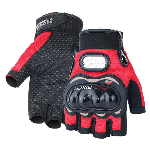 Gants Moto PRO-BIKER demi-doigt motocross course protection tout-terrain équitation Scooter Guantes Motocicleta Moto gants nouveaux ► Photo 1/6