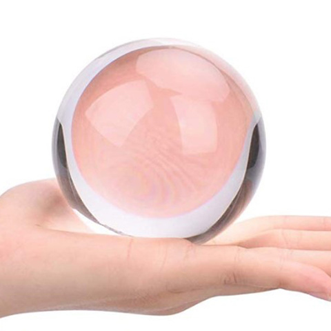 Boule de cristal claire de 150mm, 1 pièce, sphère de verre, décoration de la maison, livraison gratuite ► Photo 1/3