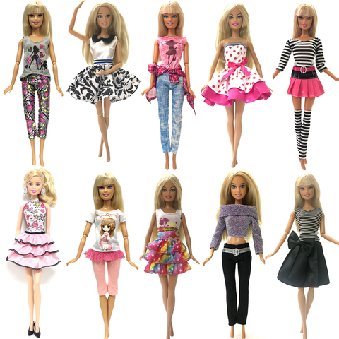 NK – robe de poupée de Style mixte, haut de mode, belle jupe de fête faite à la main pour Barbie, accessoires de jouets à faire soi-même, offre spéciale, JJ ► Photo 1/2