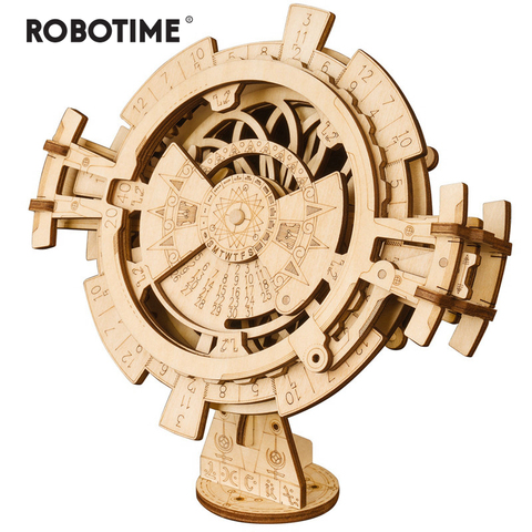 Robotime créatif bricolage calendrier perpétuel en bois modèle Kits de construction assemblage jouet cadeau pour enfants adulte livraison directe LK201 ► Photo 1/5