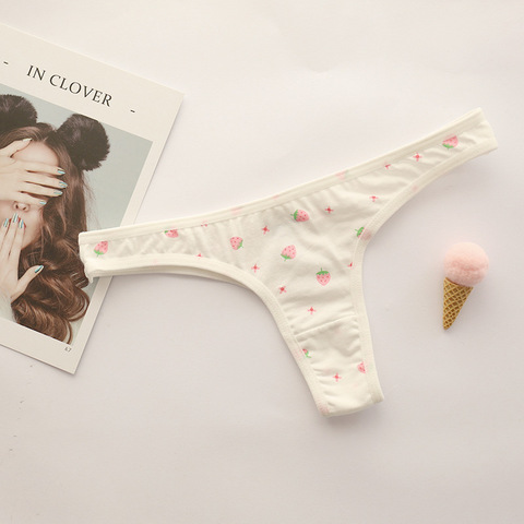 String Bandage en coton pour fille, String, culottes respirantes, de couleur unie, culotte de sous-vêtements ► Photo 1/6