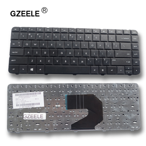 GZEELE-clavier pour ordinateur portable US, version anglaise noir, pour HP Compaq Presario CQ57 CQ-57 CQ58 CQ-58, noir ► Photo 1/6