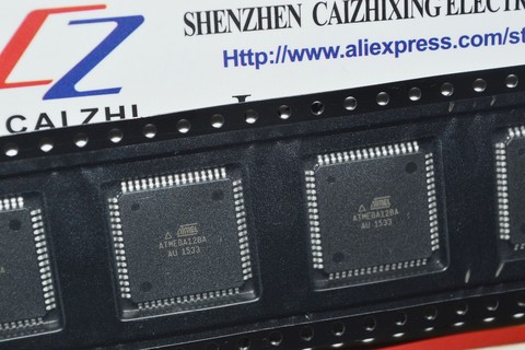 Microcontrôleur 8 bits ATMEGA128A-AU ATMEGA128A ATMEGA128 avec 128K octets dans le système Flash Programmable ► Photo 1/1