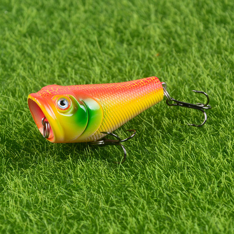 2022 Nouveautés 1 pièces Gros Popper Leurre 5 cm/7.8g Appât Dur Isca Artificielle Leurre Topwater Wobbler Crankbait Pesca MM097 ► Photo 1/1