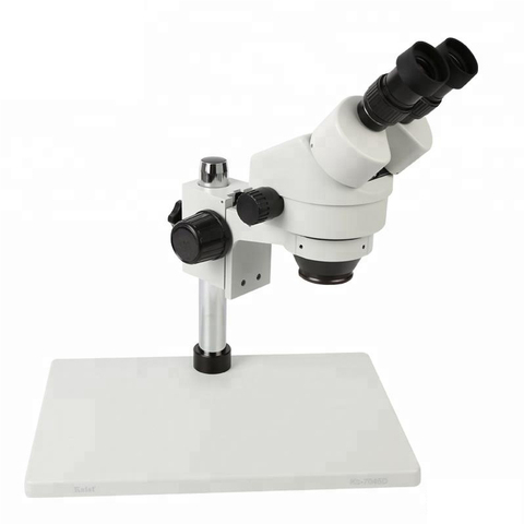 Microscope industriel binoculaire stéréo professionnel, Zoom 7X-45X, lumière LED pour téléphone, Inspection PCB BGA ► Photo 1/6
