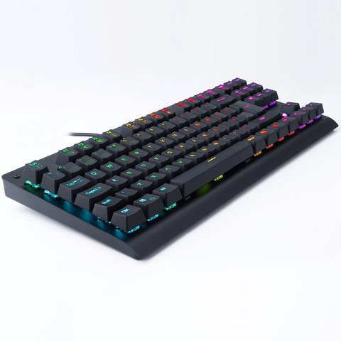 Z77-clavier Gaming mécanique avec rétroéclairage Led RGB (TKL), 88 touches, clavier Gaming mécanique, avec rétroéclairage Led, touches bleues cliquantes ► Photo 1/6