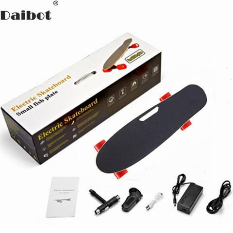 Daibot – trottinette électrique à quatre roues pour enfant, 150W, moteur unique, Mini Skateboard Portable sans fil à distance ► Photo 1/6