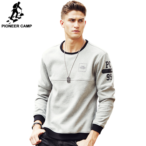 Pioneer Camp épais chaud polaire hoodies hommes vente chaude marque vêtements automne hiver sweatshirts homme qualité hommes survêtement 699035 ► Photo 1/6