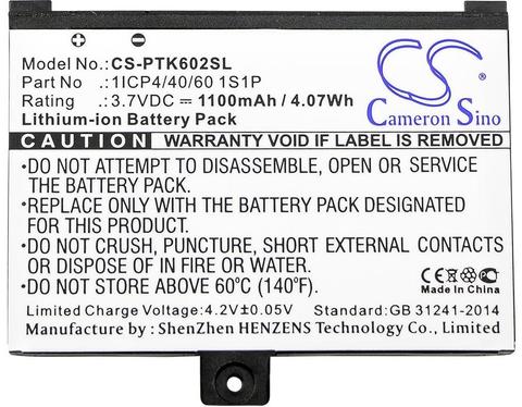 Cameron Sino 1100 mah batterie pour PORTEFEUILLE Pro 602 603 612 902 903 912 920 920.W batteries ► Photo 1/1