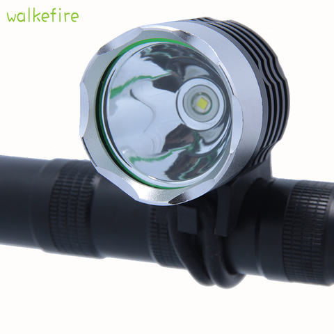 Walkfire – feu avant de vélo 1200 Lumen LED T6, éclairage de bicyclette étanche avec connecteur USB ► Photo 1/6