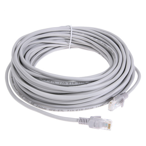 15/20/25/30 m haute vitesse RJ45 câble Ethernet réseau LAN câble routeur ordinateur plat Cat5 câbles réseau ► Photo 1/6