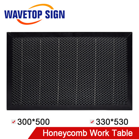 WaveTopSign Laser nid d'abeille Table de travail 3050mm taille panneau plate-forme partie Laser pour CO2 Laser graveur découpeuse ► Photo 1/5