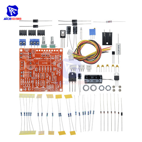 0-30 V 2mA-3A kit de bricolage réglable d'alimentation cc Protection de limitation de courant de court-Circuit pour Arduino ► Photo 1/6