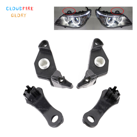 Kit de réparation pour phare avant droit, 4 pièces, Clip de support pour BMW série 5 E60 E61, 63126941478, 63126942478, 6312694963, 63126949634 ► Photo 1/6