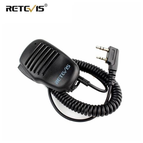 Mini haut-parleur à distance côté du Microphone PTT 2Pin TK prise pour Kenwood TYT Baofeng UV-5R 888S chape RT5R H777 RT21 RT22 RT3 RT81 RT5 ► Photo 1/6