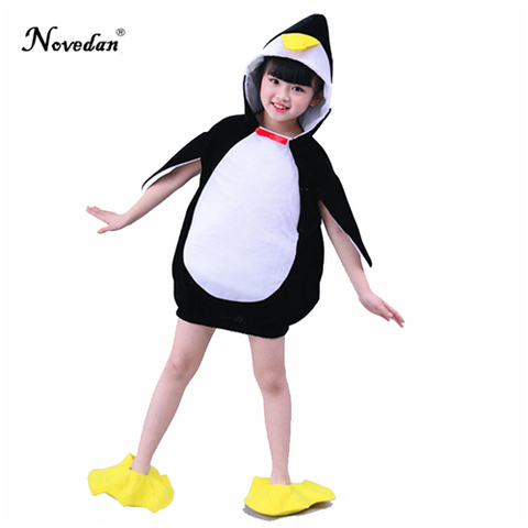 Costume d'halloween Animal pingouin pour bébés garçons et filles, tenue fantaisie Cosplay, vêtements pour fête de carnaval ► Photo 1/6