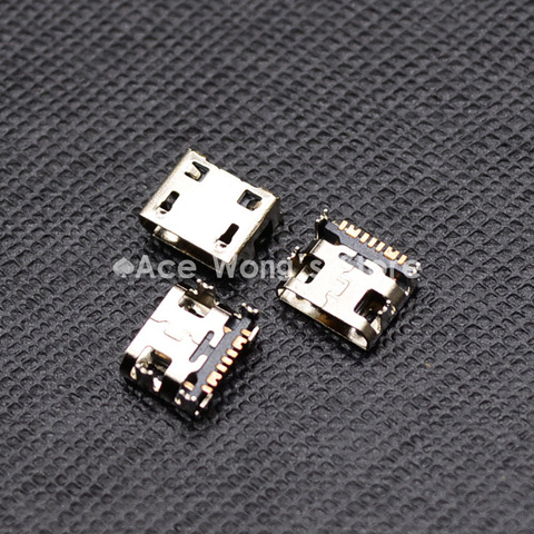 Connecteur Micro USB type B 5 broches, 10 pièces, pour téléphone portable, prise de charge ► Photo 1/3