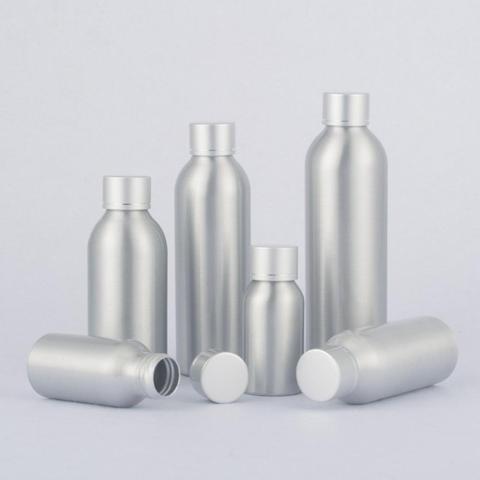 Bouteille en aluminium de 40ml-250ml, rechargeable, anti-rouille, pour stockage de Lotion, Toner, pour la pêche ► Photo 1/1