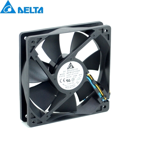 Ventilateur de refroidissement de bonne qualité, 12CM, 120MM, 1225, 12025, 12x12x2.5CM, 12V, 0,80a, AFB1212SH ► Photo 1/6