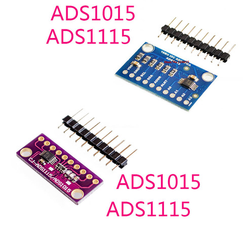 16 bits I2C ADS1115 ADS1015 Module ADC 4 canaux avec amplificateur Pro Gain RPi ► Photo 1/5