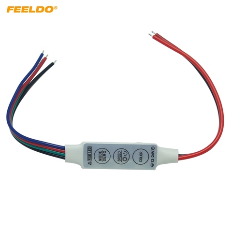 FEELDO 1Pc DC5V ~ 24V | Module Flasher, contrôleur de Flash stroboscopique avec connexion à 4 fils pour lumière de bande 3965 # ► Photo 1/1