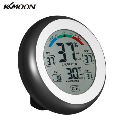 KKmoon Hygromètre Termometro Numérique Thermomètre Électronique Thermomètre Hygromètre horloge murale ► Photo 1/1