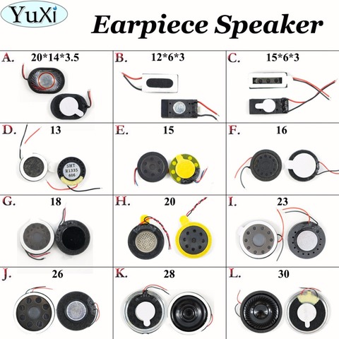 YuXi 1 pièces haut-parleur sonnerie sonore pour téléphone portable Compatible universel utilisé 30*5.5/28*5.5/26*5/23*4.5/20*3.5mm ► Photo 1/1