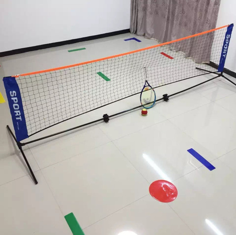 Filet de Badminton pliable Portable et réglable avec supports, 3.1x1.5 M, 3.1x0.9 M, pour l'extérieur et l'intérieur, avec cadre, F2034 ► Photo 1/6