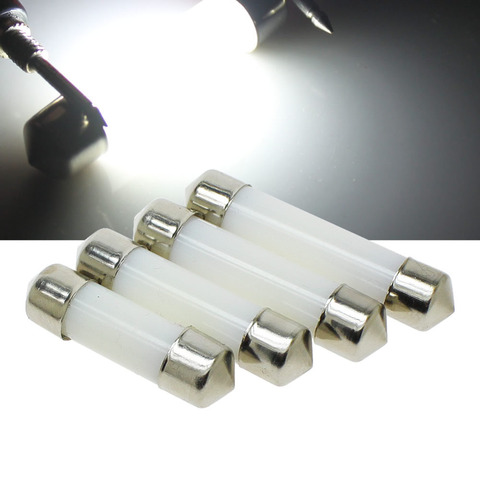 Ampoule LED en forme de dôme avec couvercle laiteux, lampe de plaque d'immatriculation de lecture blanche froide, c5w 212 – 2 6418, 31mm 36mm 39mm 41mm, 12V ► Photo 1/6