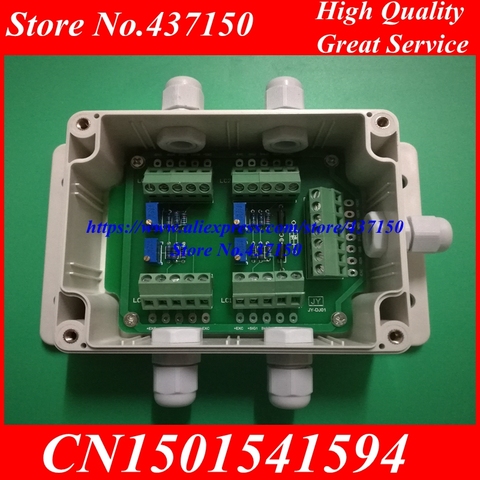 Boîte de jonction de cellule de charge/capteur de pesage quatre dans une boîte de compteur de charge électronique 5 lignes o ► Photo 1/1