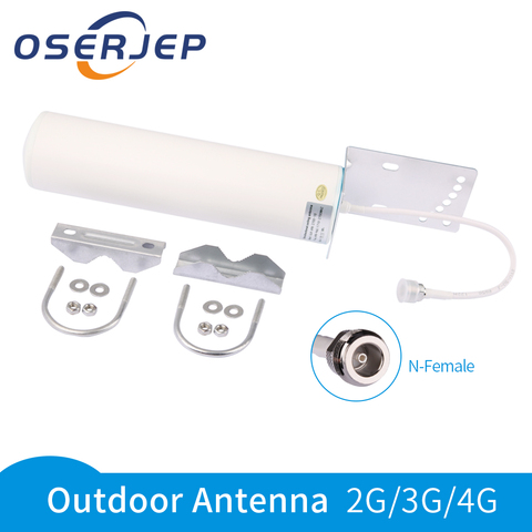 Antenne extérieure 3g 4g 2.4g 2600 antenne 12dbi avec N femelle 700-2700 mhz 4g Lte répéteur 12dbi antenne externe pour téléphones portables ► Photo 1/6