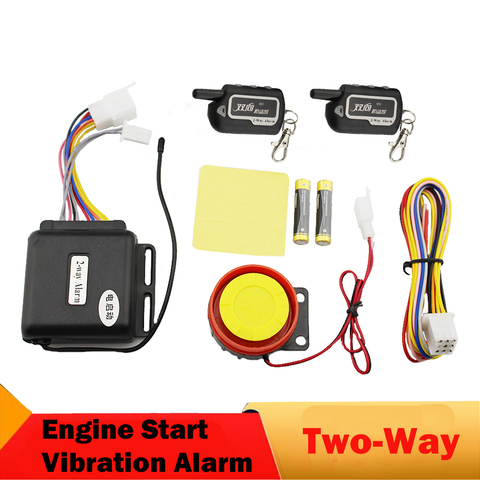 Système d'alarme de sécurité pour moto, démarrage à distance, longue portée, 2 voies, Vibration, Anti-vol, Protection ► Photo 1/6