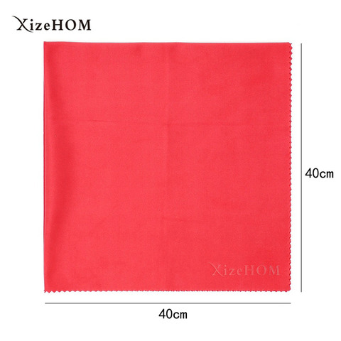 XizeHOM-grand chiffon de nettoyage en microfibre, 40*40cm/1 pièces, pour tous les lunettes, lunettes, objectifs d'appareil photo, 6 couleurs ► Photo 1/6