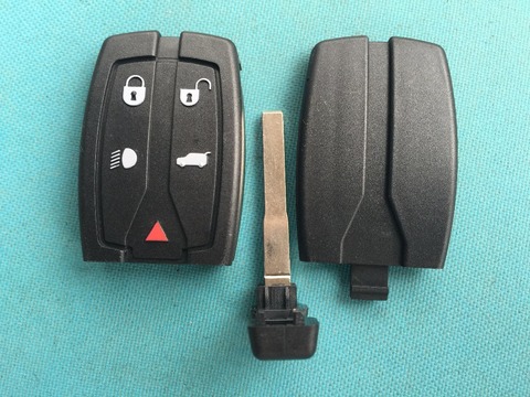 Clé télécommande intelligente de remplacement pour LAND ROVER FREELANDER, 2 5 boutons, coque de clé non coupée, sans LOGO, 1 pièce ► Photo 1/6