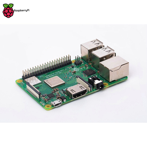 Raspberry Original Pi 3 modèle B + RPI 3 B plus avec 1 GB BCM2837B0 1.4 GHz bras Cortex-A53 soutien WiFi 2.4 GHz et Bluetooth 4.2 ► Photo 1/5