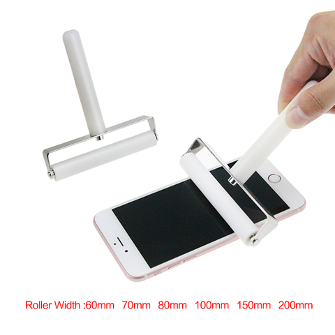 UANME-outil rouleau en Silicone pour tablette de téléphone portable, protecteur d'écran, outil polarisant LCD, 60/70/80/100mm ► Photo 1/6