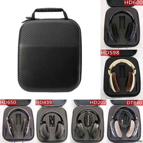 Casque housse casque Protection sac housse TF couverture écouteur couverture pour Sennheiser HD598 HD600 HD650 casque écouteur ► Photo 1/6