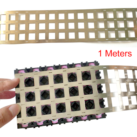 Bande de Nickel pur 4P 99.96% de 1 mètre, bande de Nickel de haute pureté, pour batterie Li-ion, Ni plaque pour soudage par points 18650 ► Photo 1/6
