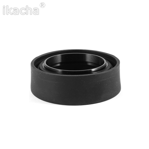 Objectif universel pliable 52mm 3 étages 3 in1 en caoutchouc pliable 52mm objectif DSIR pour Canon pour Nikon pour appareil photo Sony ► Photo 1/6