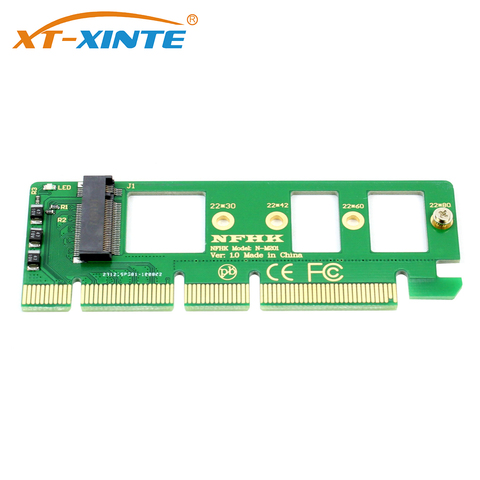 Adaptateur PCIE vers M2, PCI-E PCI Express 3.0 X4 X8 X16 vers M Key M.2 AHCI SSD Riser Card, pour XP941 SM951 PM951 A110 ► Photo 1/6