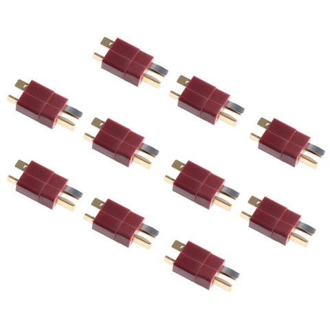 HBB 20 pièces 10 paires T Plug connecteurs mâles et femelles Style Deans pour batterie RC LiPo ► Photo 1/6