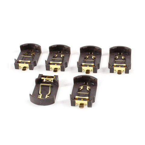 6 PCS Boîtier En Plastique CR2032 Pile Bouton Batterie Prise de Caisse De Support ► Photo 1/1