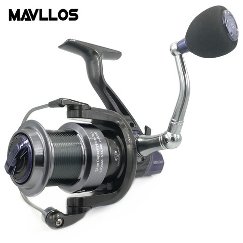 Mavllos 25 KG Max Glisser Lent Jigging Bobine 14BB 5.2: 1 Eau Salée Pêche Spinning Reel Longs Plans Imperméable À L'eau de Mer bateau Moulinet De Pêche ► Photo 1/6