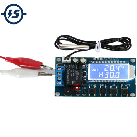 Module de régulateur de vitesse de ventilateur de température Thermostat numérique régulateur de température de chauffage de refroidissement affichage LCD ► Photo 1/6